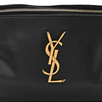Saint Laurent Grain De Poudre Monogram Belt Bag Black 14 of 18