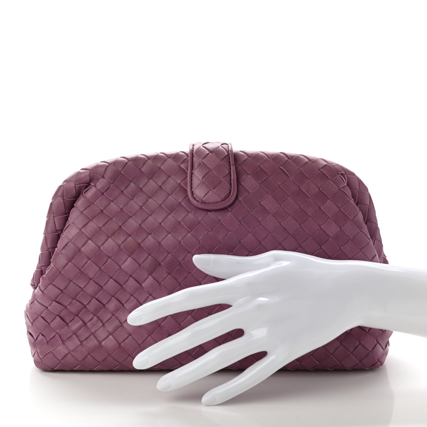 Nappa Intrecciato The Lauren 1980 Clutch Peony