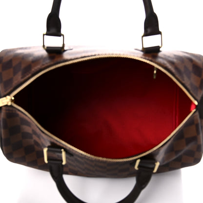 Louis Vuitton Damier Ebene Speedy 30 9 of 12