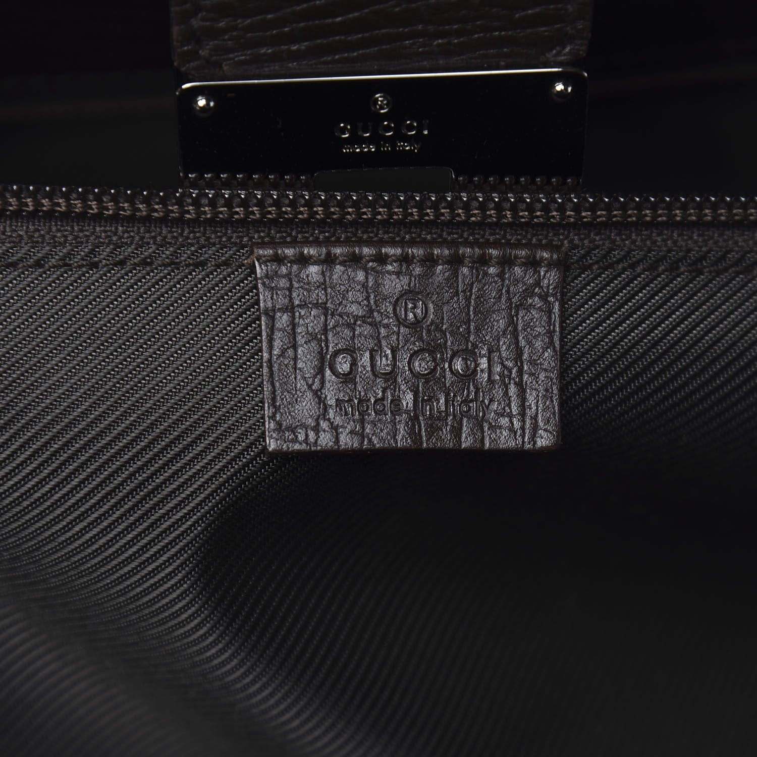 Gucci Monogram Bullet Travel Bag Dark Brown 6 of 12