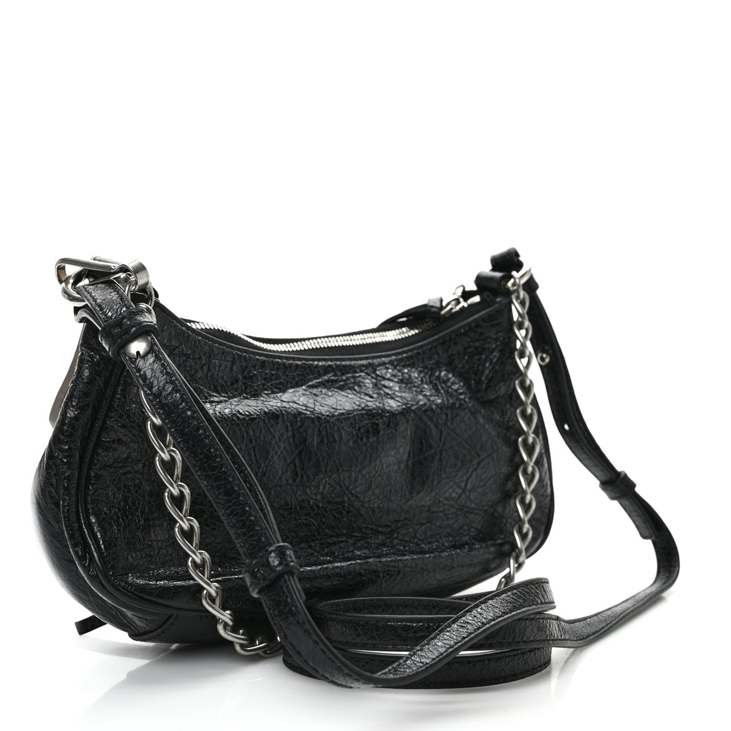 Agneau Arena Le Cagole Mini Purse With Chain Black