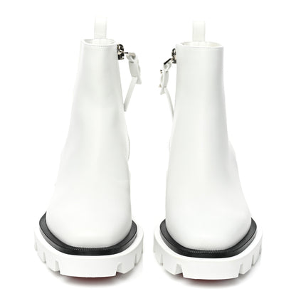 Christian Louboutin Calfskin Maxiboot Boots 37 Bianco 2 of 8