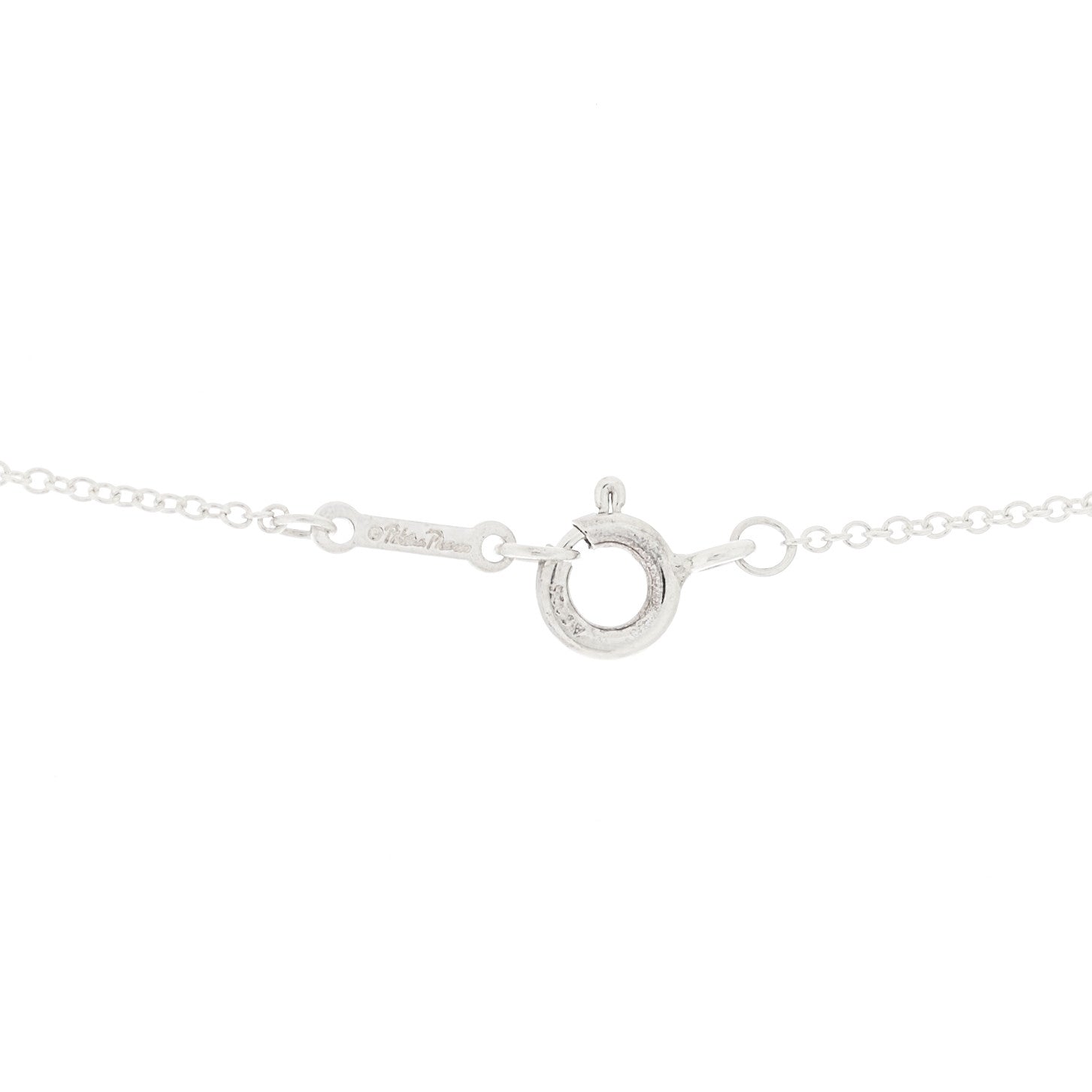 Tiffany Sterling Silver Paloma Picasso Graffiti Love Pendant Necklace 5 of 5