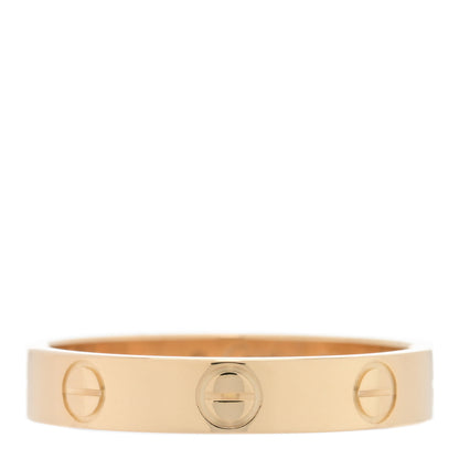 Cartier 18K Yellow Gold 3.5mm LOVE Wedding Band Ring 54 6.75 1 of 5