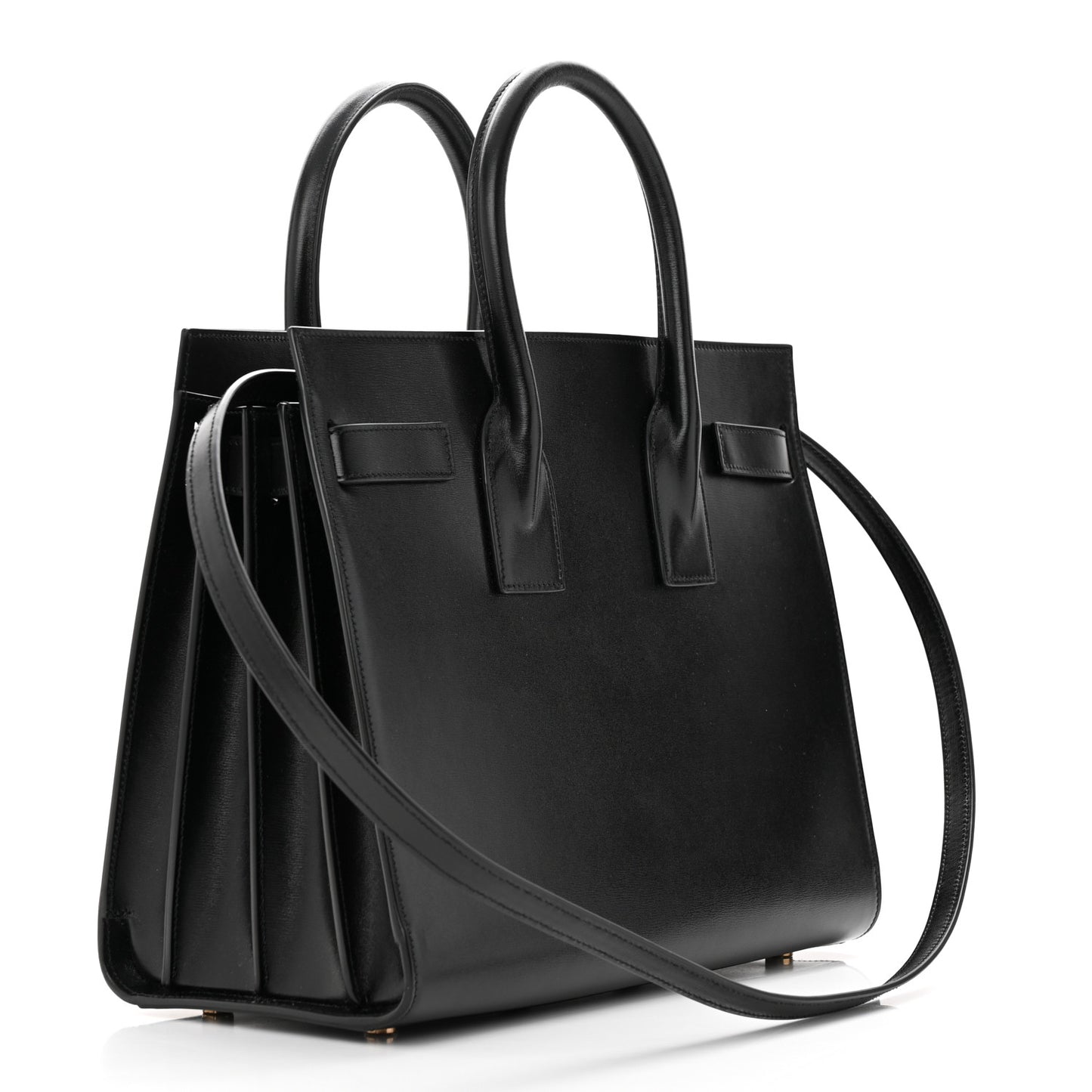Calfskin Small Sac De Jour Black