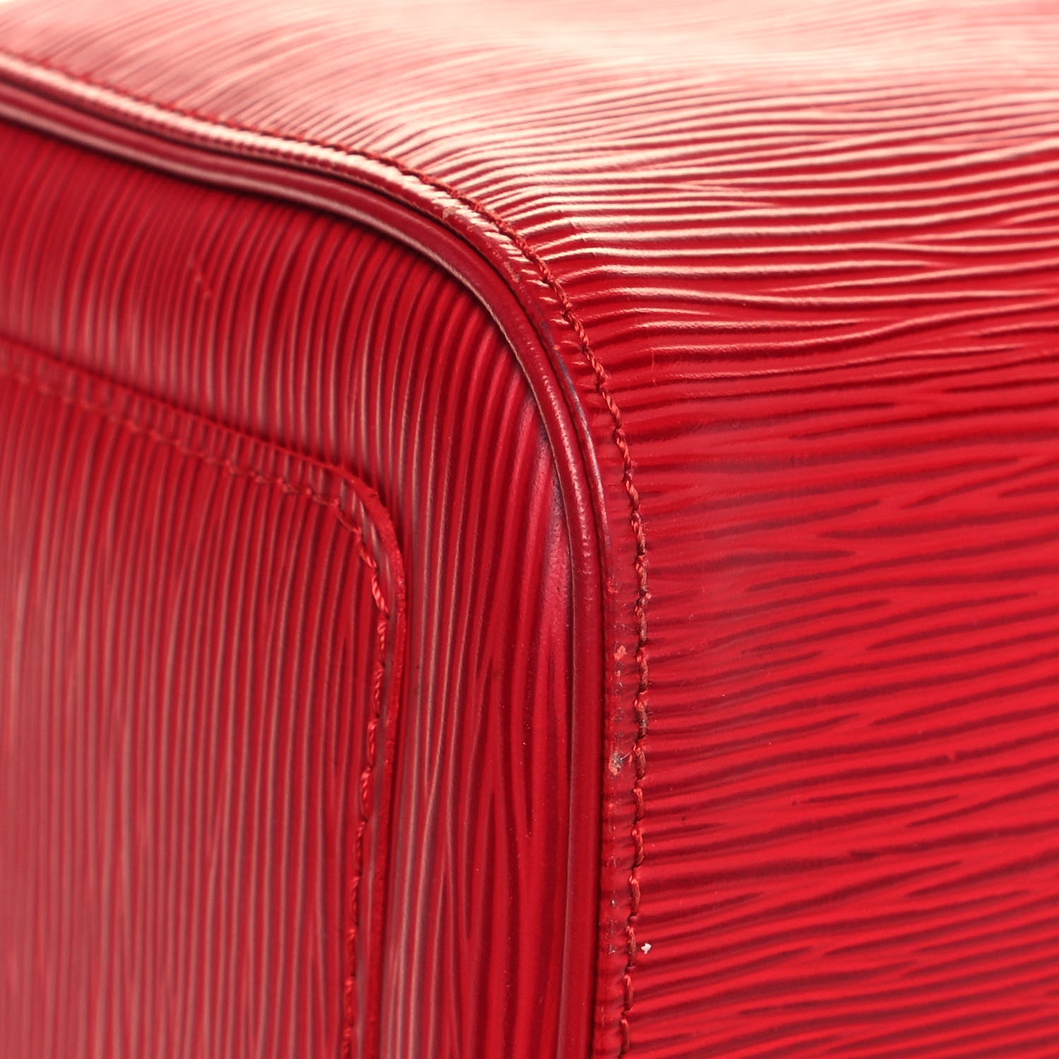 Louis Vuitton Epi Speedy 30 Castillan Red 9 of 23
