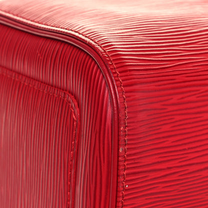 Louis Vuitton Epi Speedy 30 Castillan Red 9 of 23