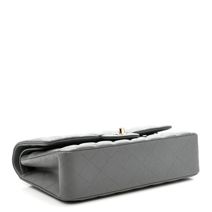 Chanel Caviar Quilted Medium Double Flap Grey 4 of 11