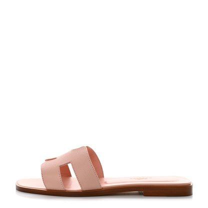 Hermes Epsom Oran Sandals 36 Rose Aube 1 of 9