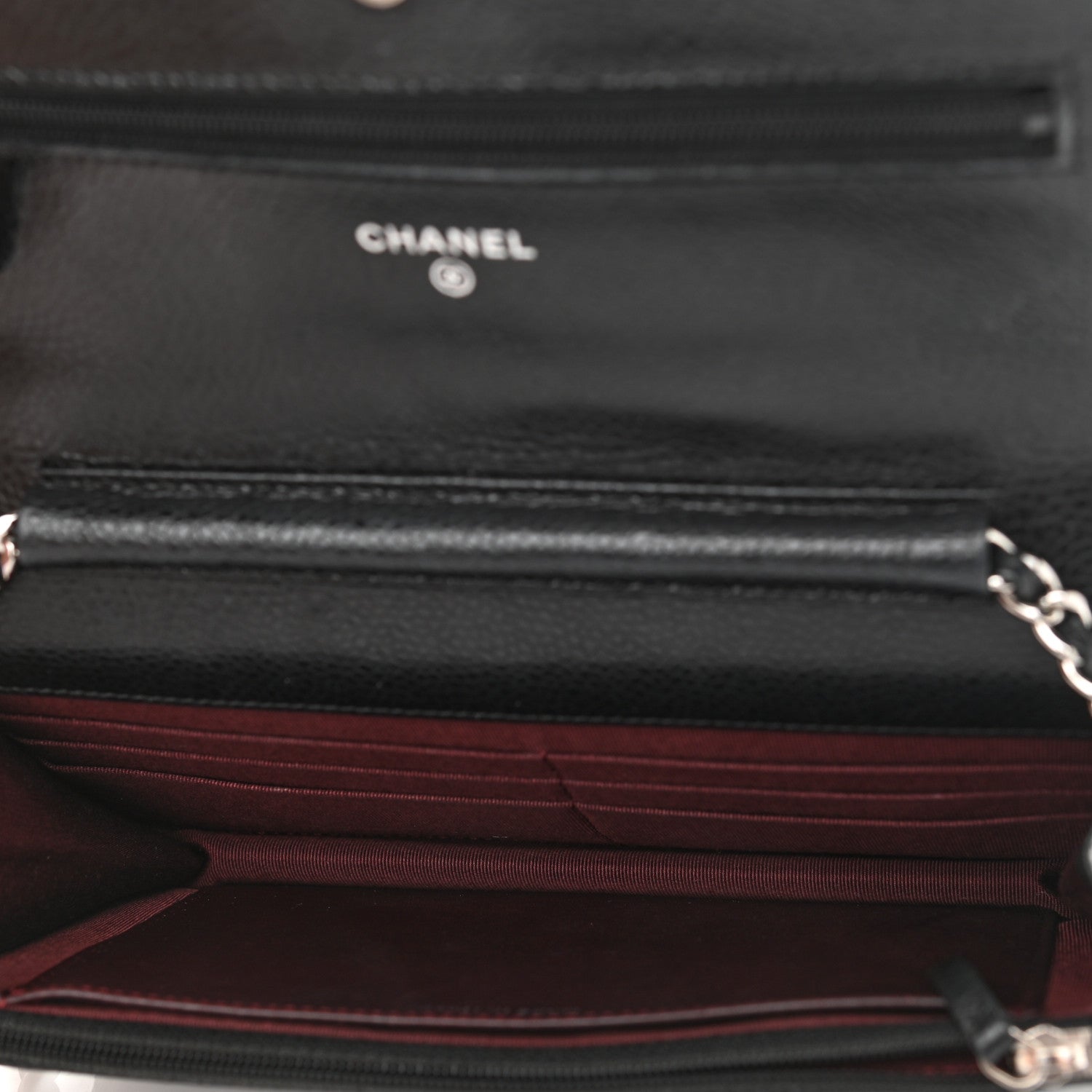 Chanel Caviar Quilted Wallet On Chain WOC Black 5 of 13