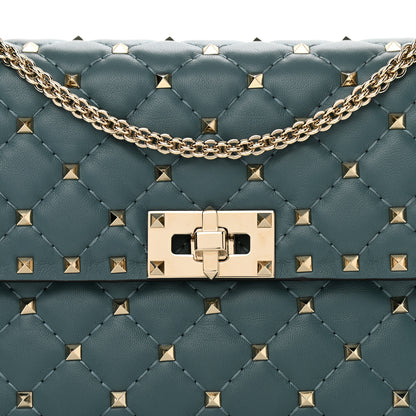 Valentino Garavani Nappa Medium Rockstud Spike Shoulder Bag Giada 8 of 10