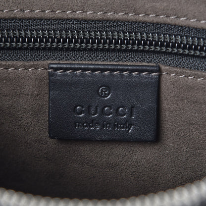 Gucci Guccissima Signature Small Messenger Bag Black 6 of 8