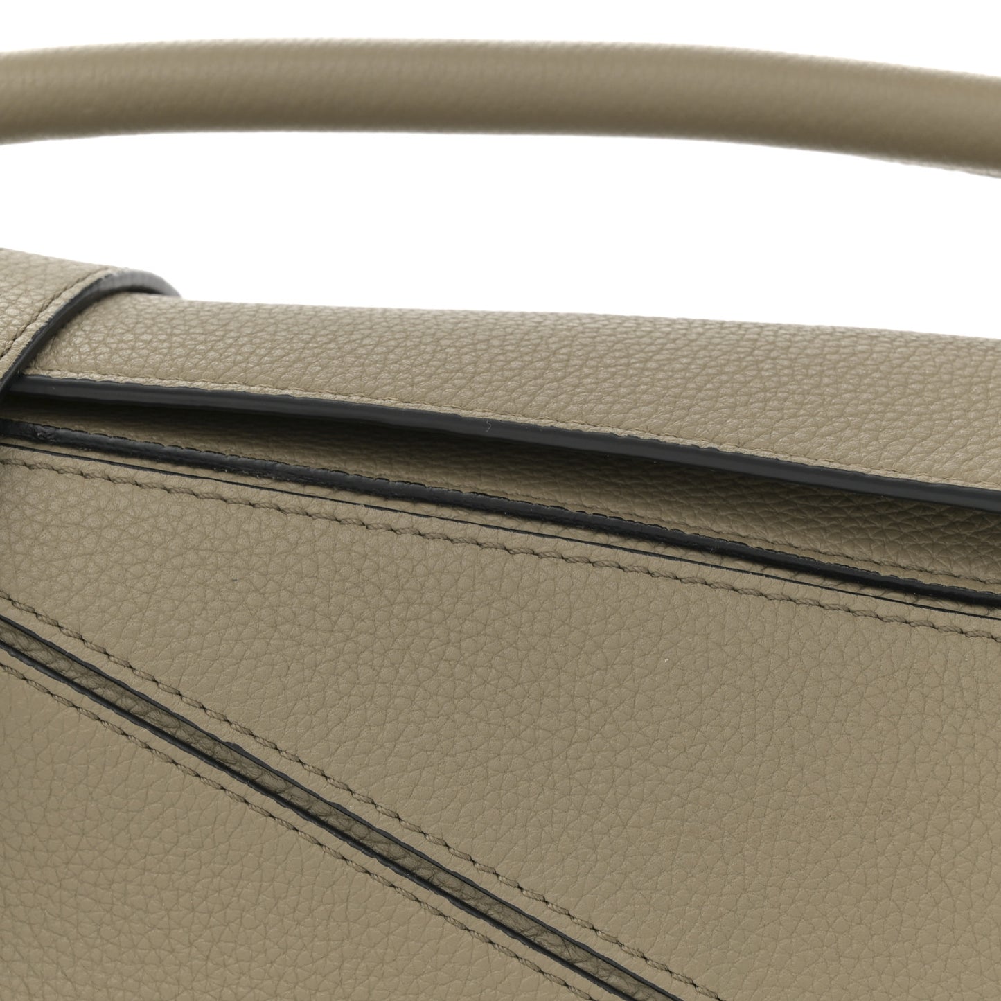 Calfskin Small Puzzle Bag Artichoke Green