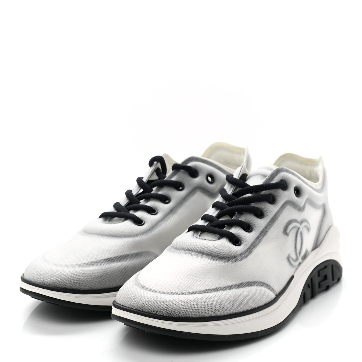 Mesh Lycra Thermoplastic Mens Sneakers 45 Grey White