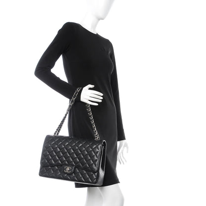 Chanel Caviar Quilted Maxi Double Flap Black 2 of 8