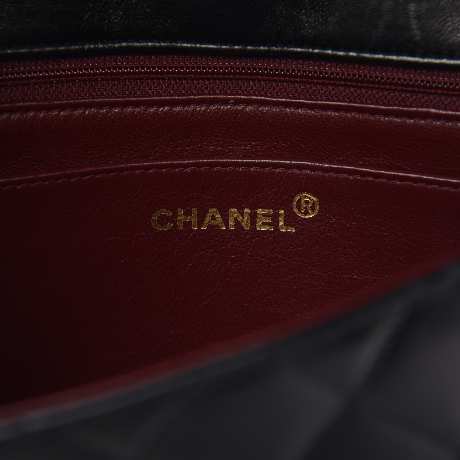 Chanel Lambskin Quilted Medium Single Flap Black 8 of 11