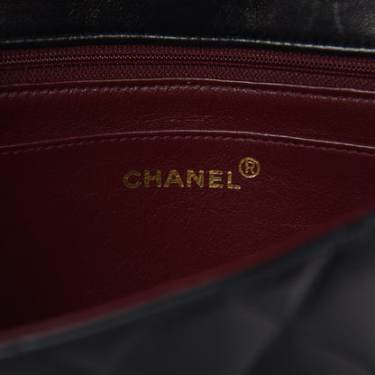 Chanel Lambskin Quilted Medium Single Flap Black 8 of 11