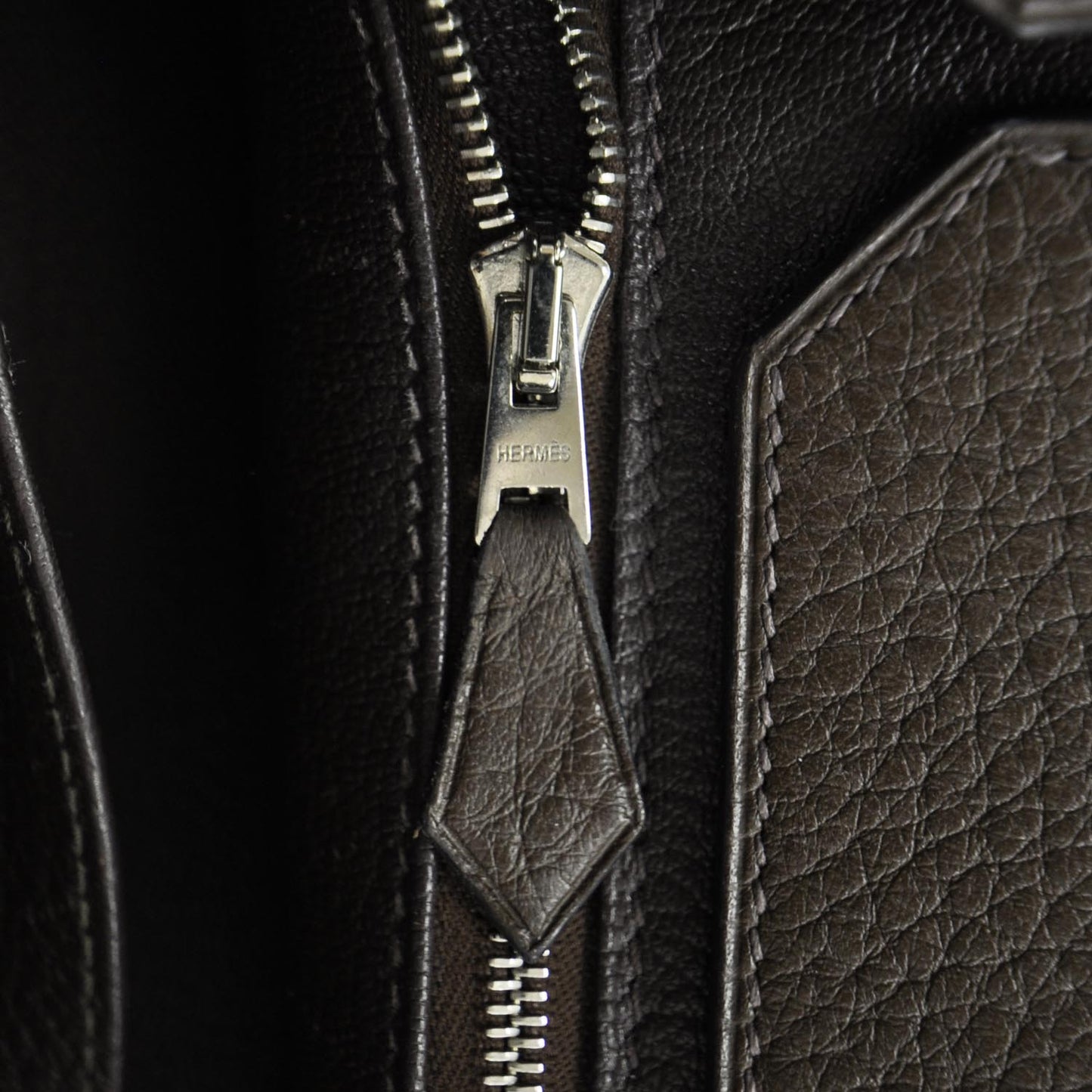 Taurillon Clemence Birkin 40 Cafe Brown