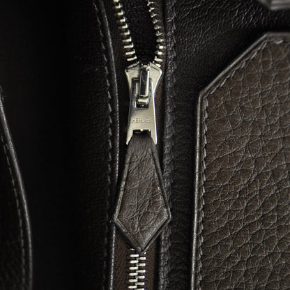 Hermes Taurillon Clemence Birkin 40 Cafe Brown 9 of 12