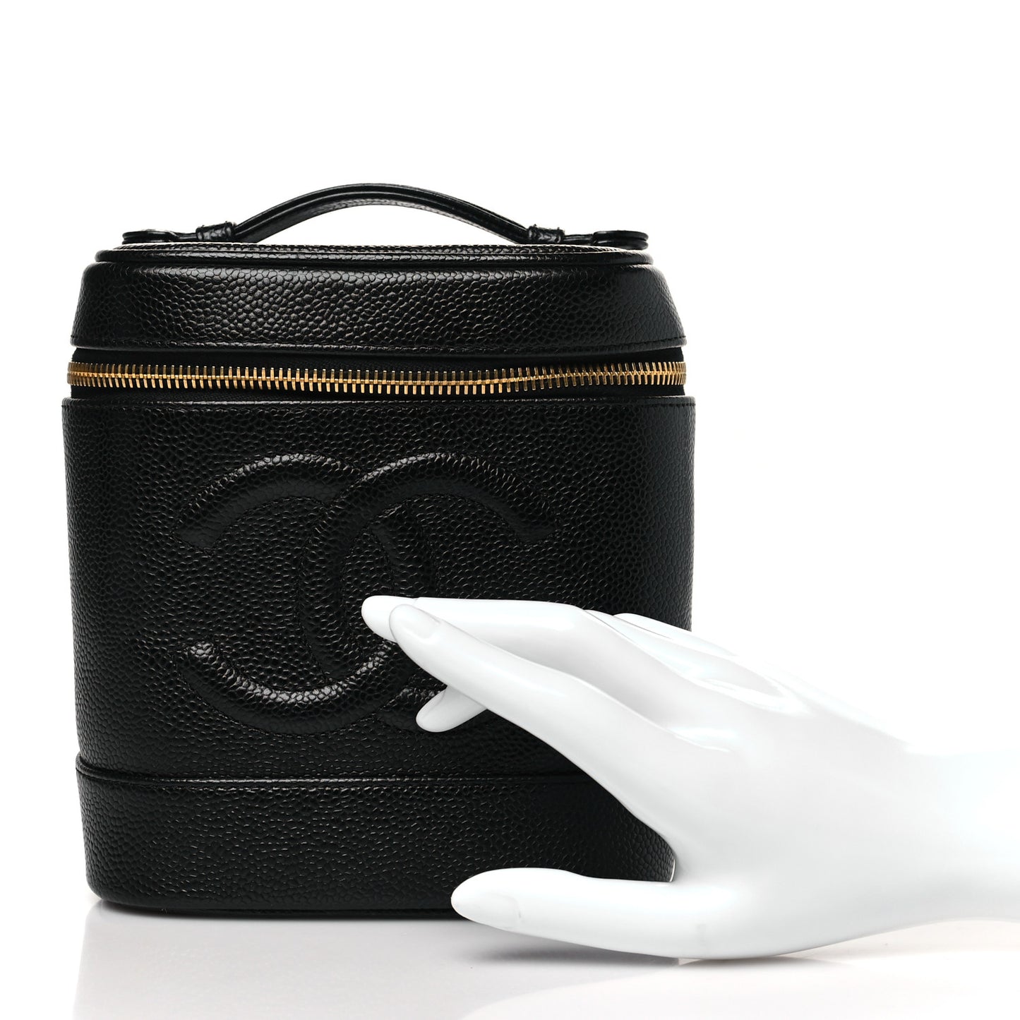 Caviar Cosmetic Vanity Bag Black