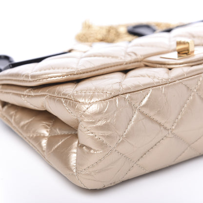 Chanel Aged Calfskin Quilted 2.55 Reissue Mini Hanger Flap Gold 7 of 9