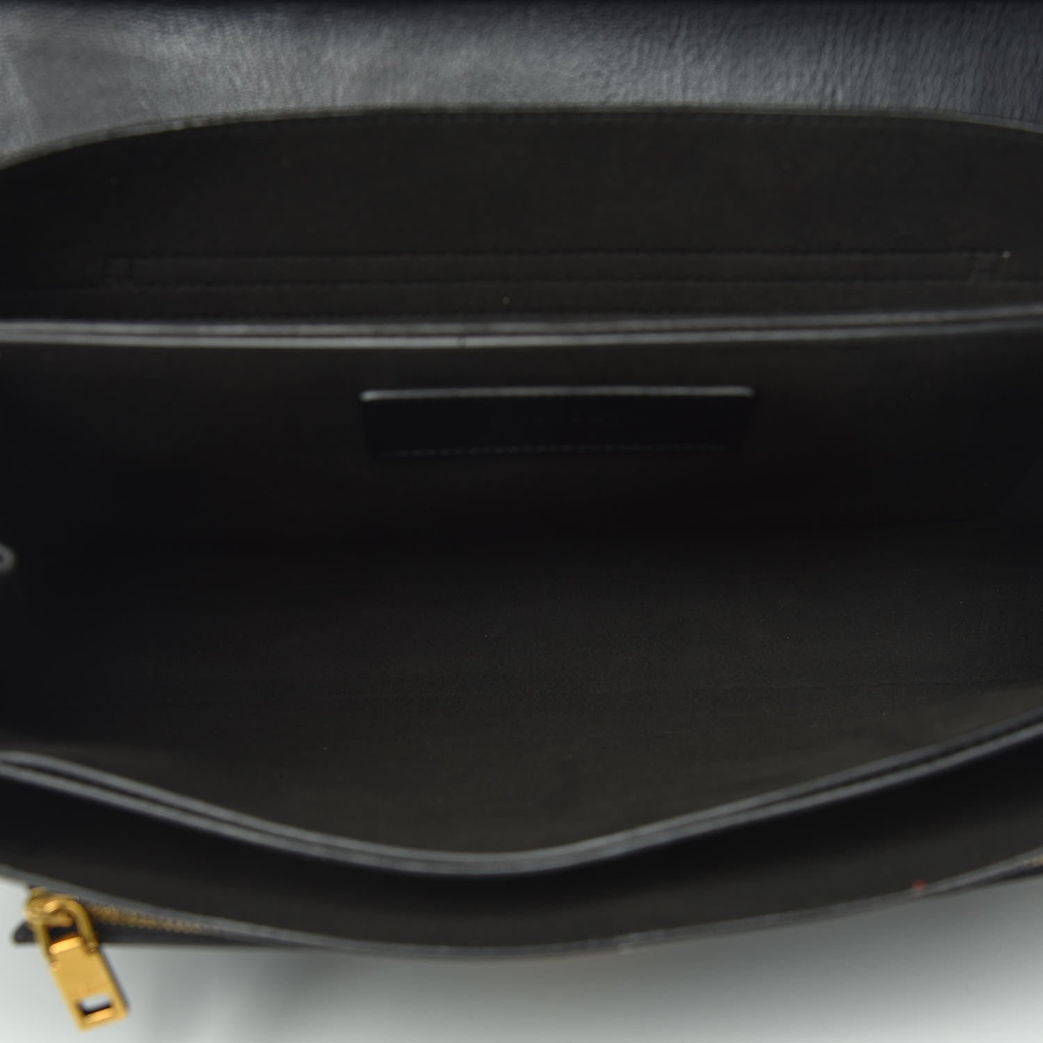 Givenchy Goatskin Suede Large GV3 Flap Black Grey 7 of 9