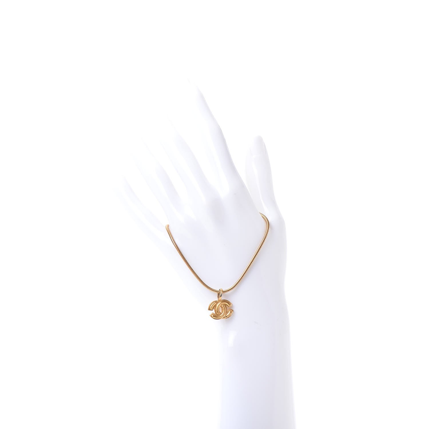 Chanel Snake Chain CC Bracelet Gold 2 of 4