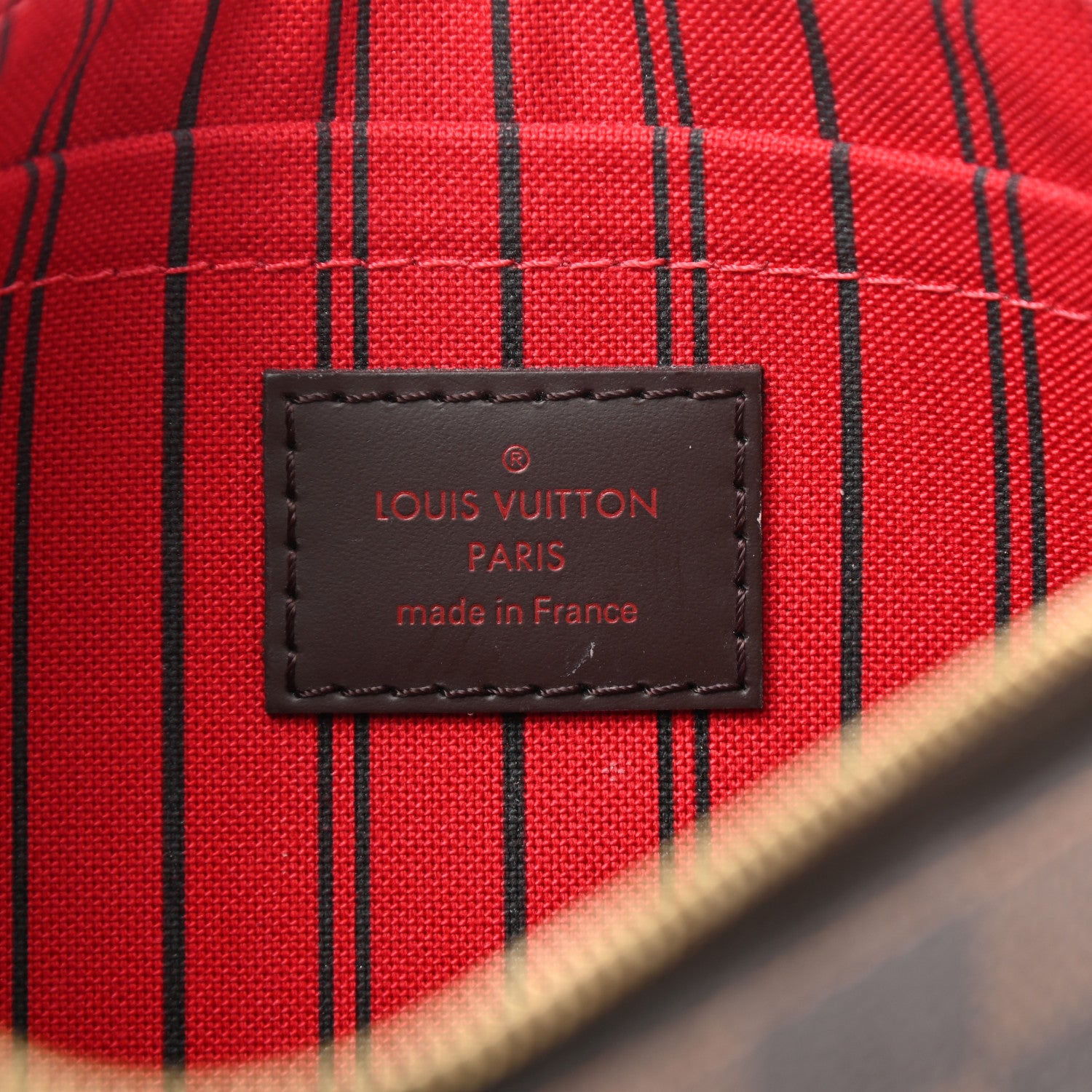 Louis Vuitton Damier Ebene Neverfull MM GM Pochette 6 of 7