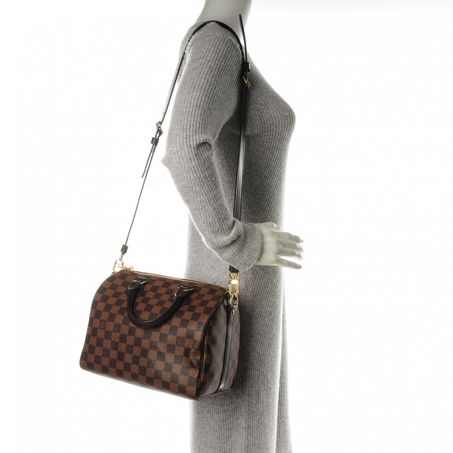 Louis Vuitton Damier Ebene Speedy Bandouliere 25 2 of 8