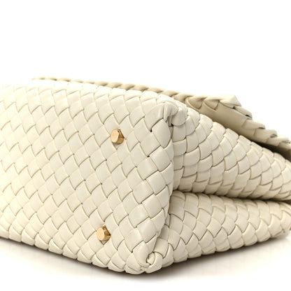 Bottega Veneta Nappa Intrecciato Patti Top Handle Bag Sea Salt 10 of 10