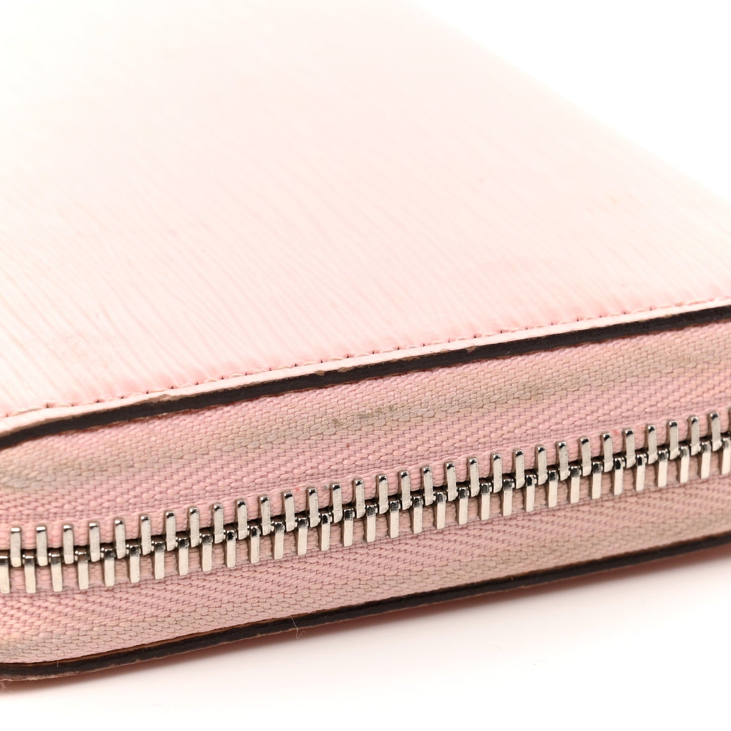 Epi Zippy Wallet Rose Ballerine
