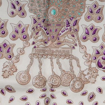 Hermes Silk Tresors Retrouves Scarf 90 4 of 5