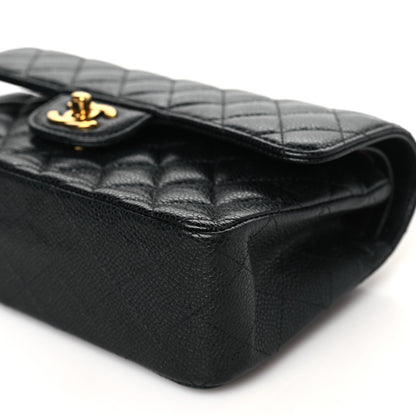 Chanel Caviar Quilted Small Double Flap Black 10 of 10