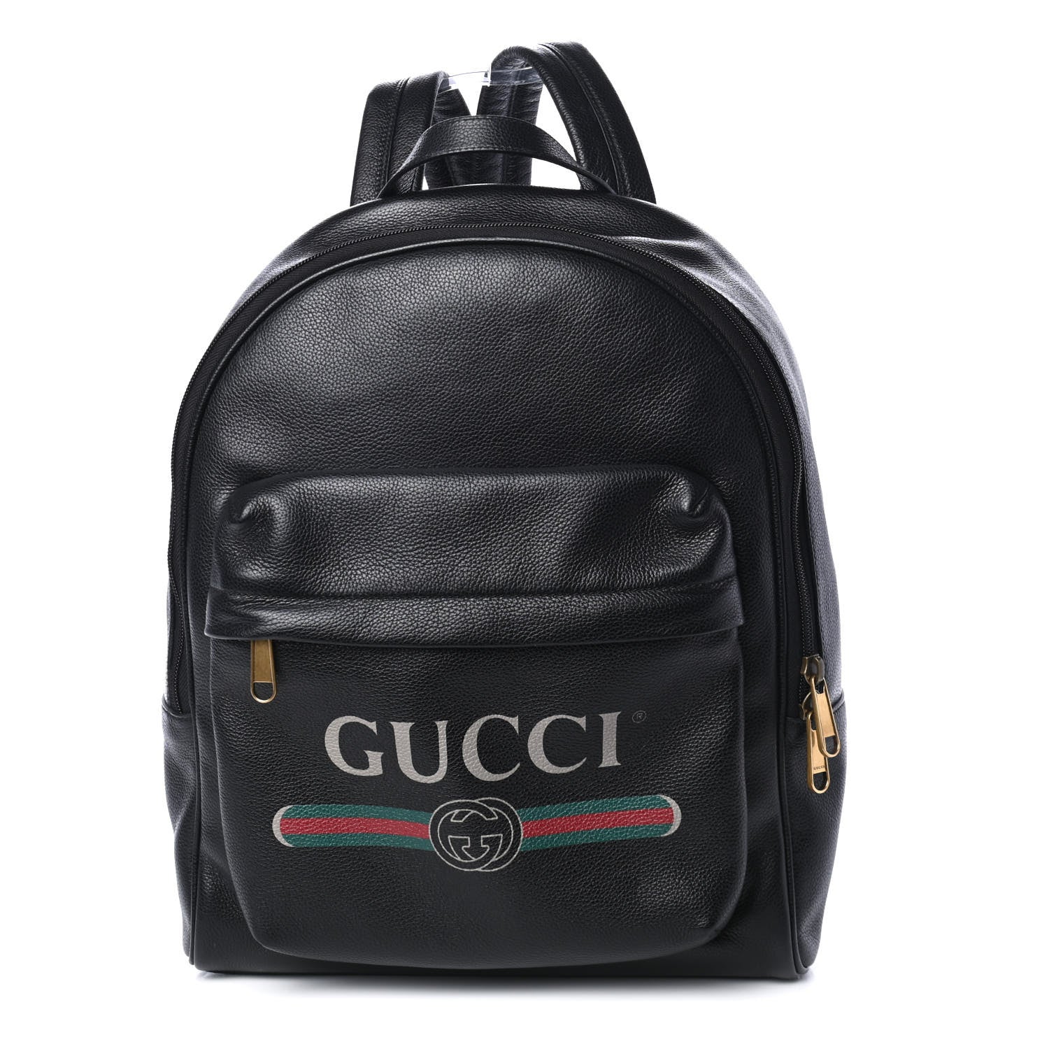 Gucci Calfskin Logo Day Backpack Black 1 of 4
