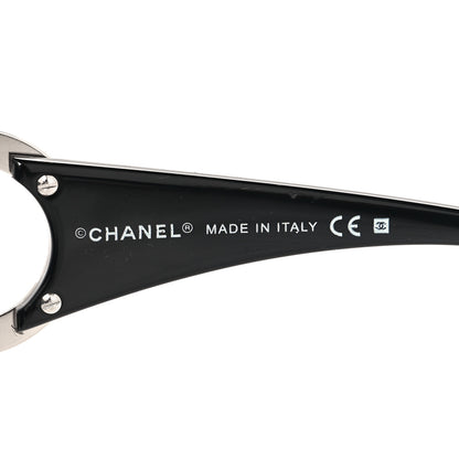 Chanel Acetate CC Sunglasses 6014 Black 5 of 7