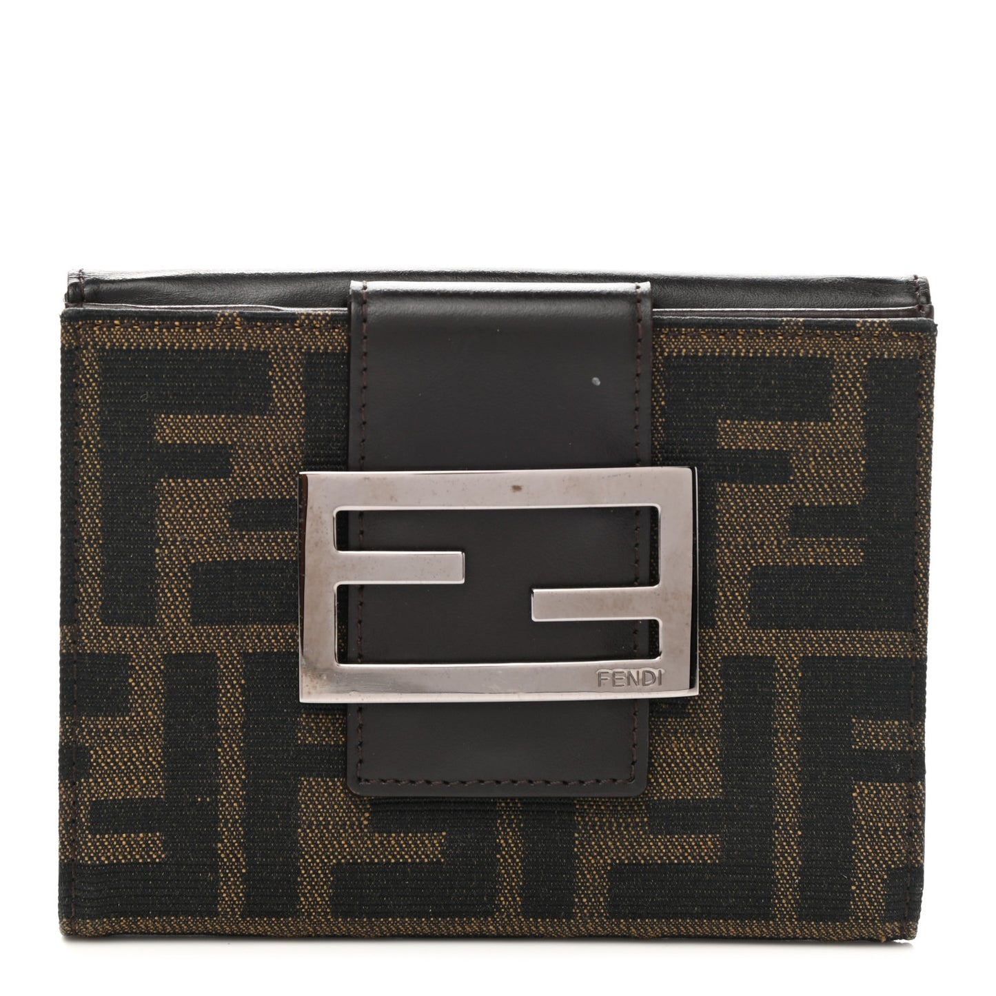 Zucca Compact Wallet Tobacco