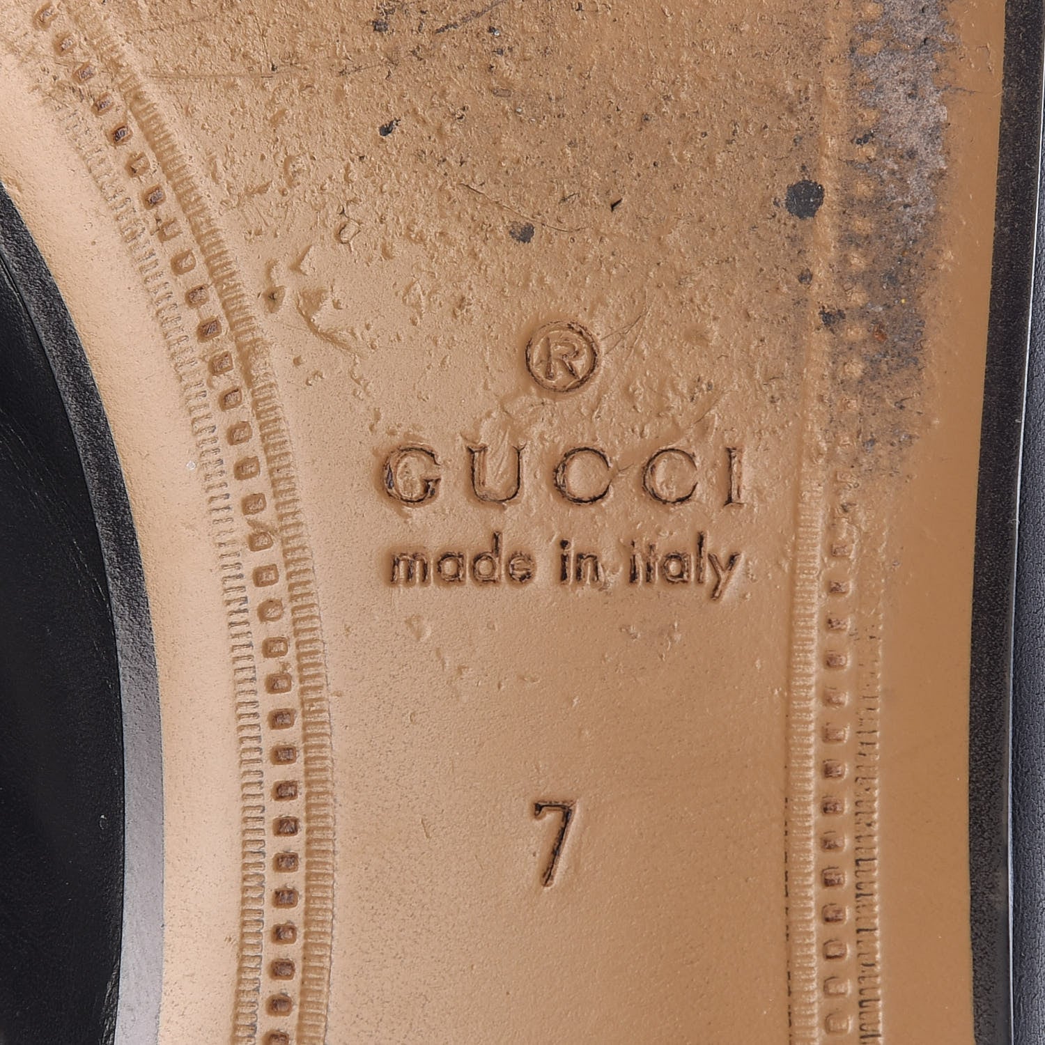 Gucci Calfskin Tiger Embroidered Mens Princetown Slippers 7 Black 8 of 19