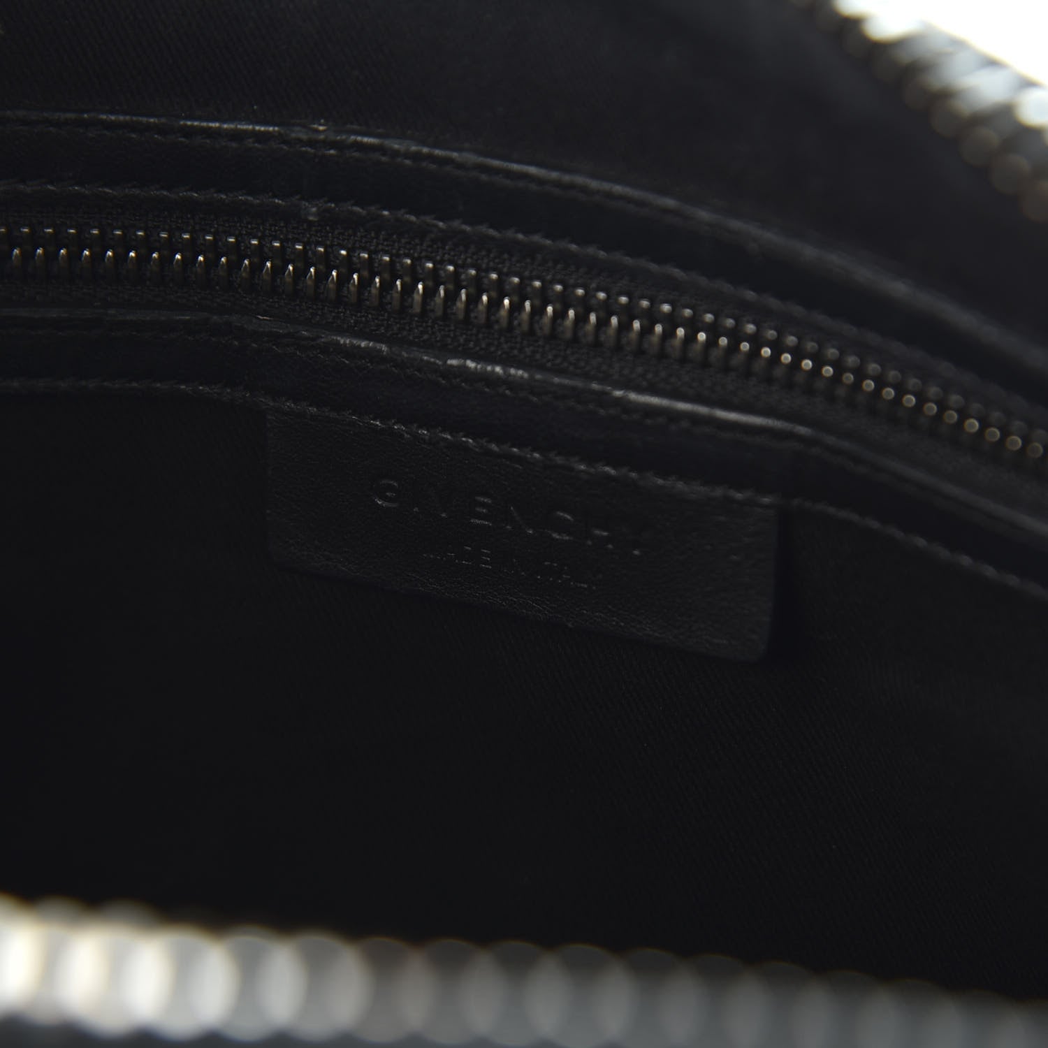Givenchy Calfskin Crocodile Embossed Medium Antigona Black 7 of 9
