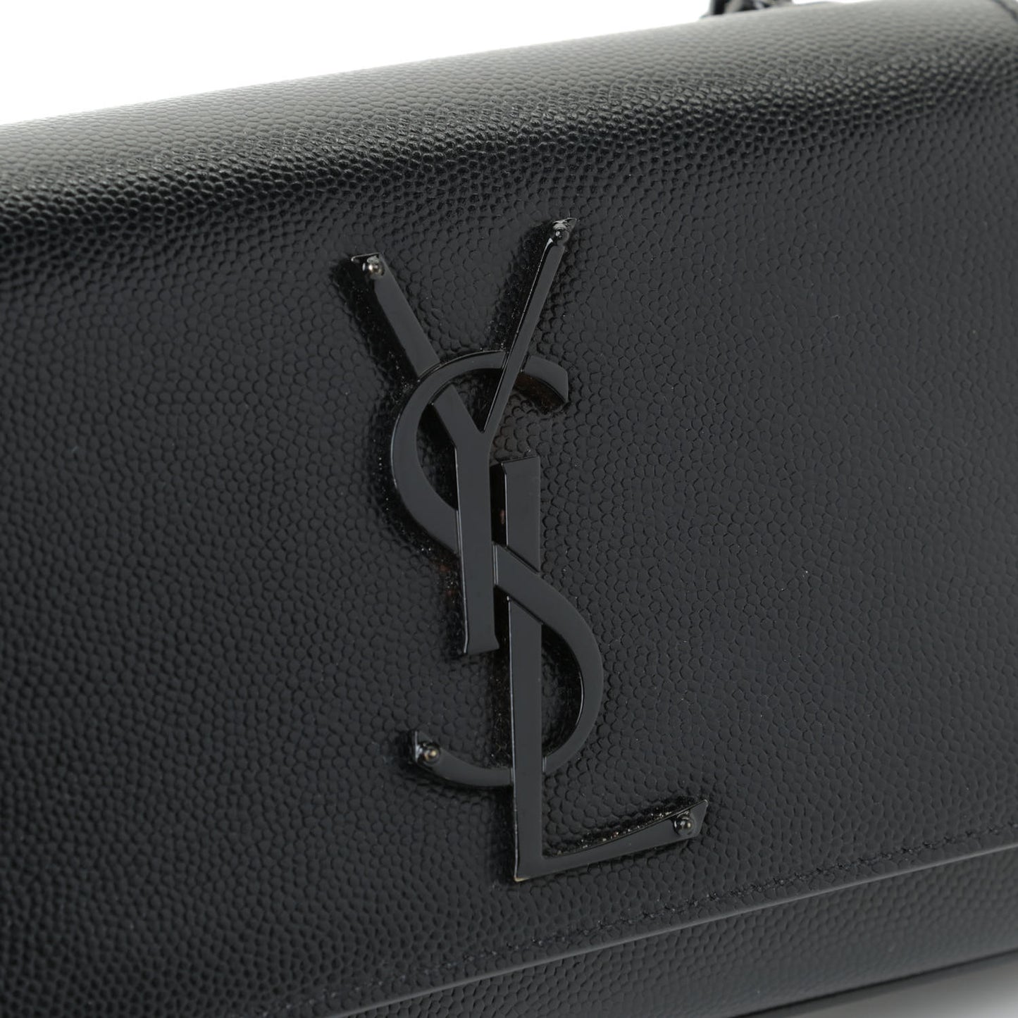 Grain De Poudre Small Monogram Kate Satchel Black