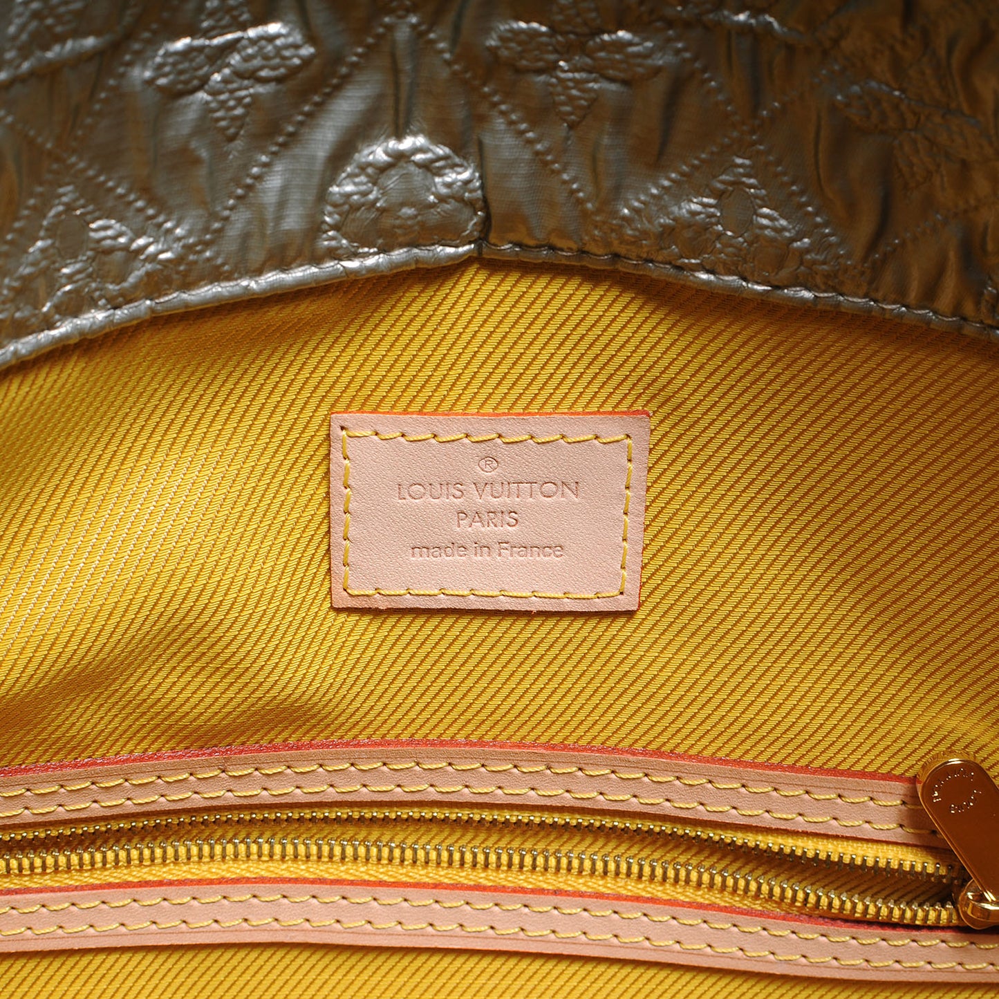 Jacquard Quilted Monogram Limelight Clutch GM Perle