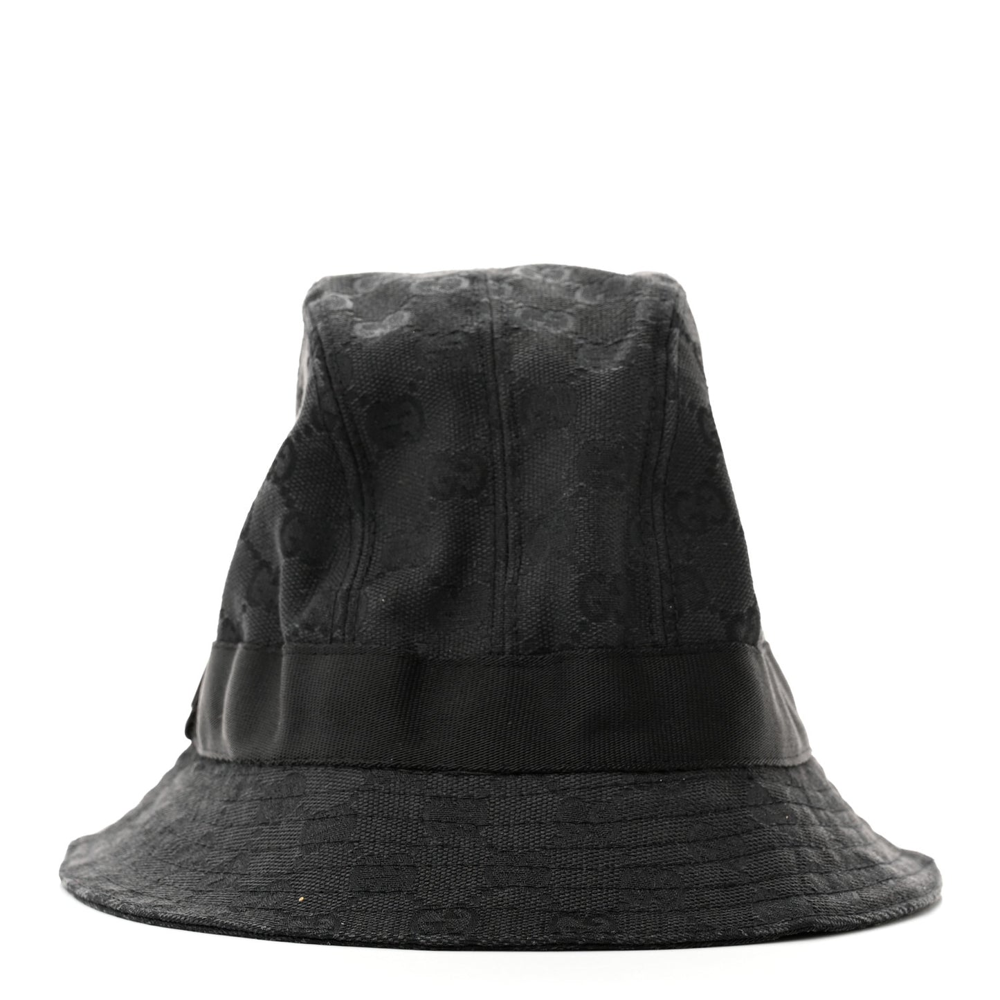 GG Monogram Bucket Hat M Black