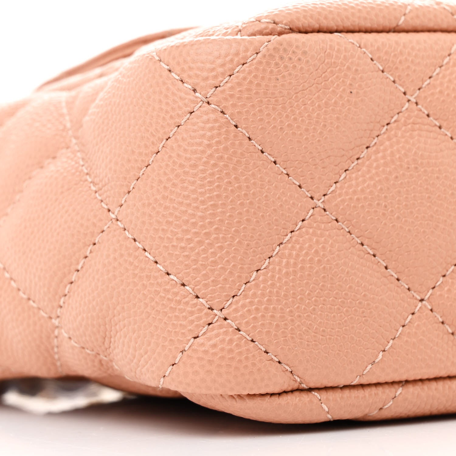 Chanel Caviar Quilted Small Wavy CC Hobo Coral 9 of 11