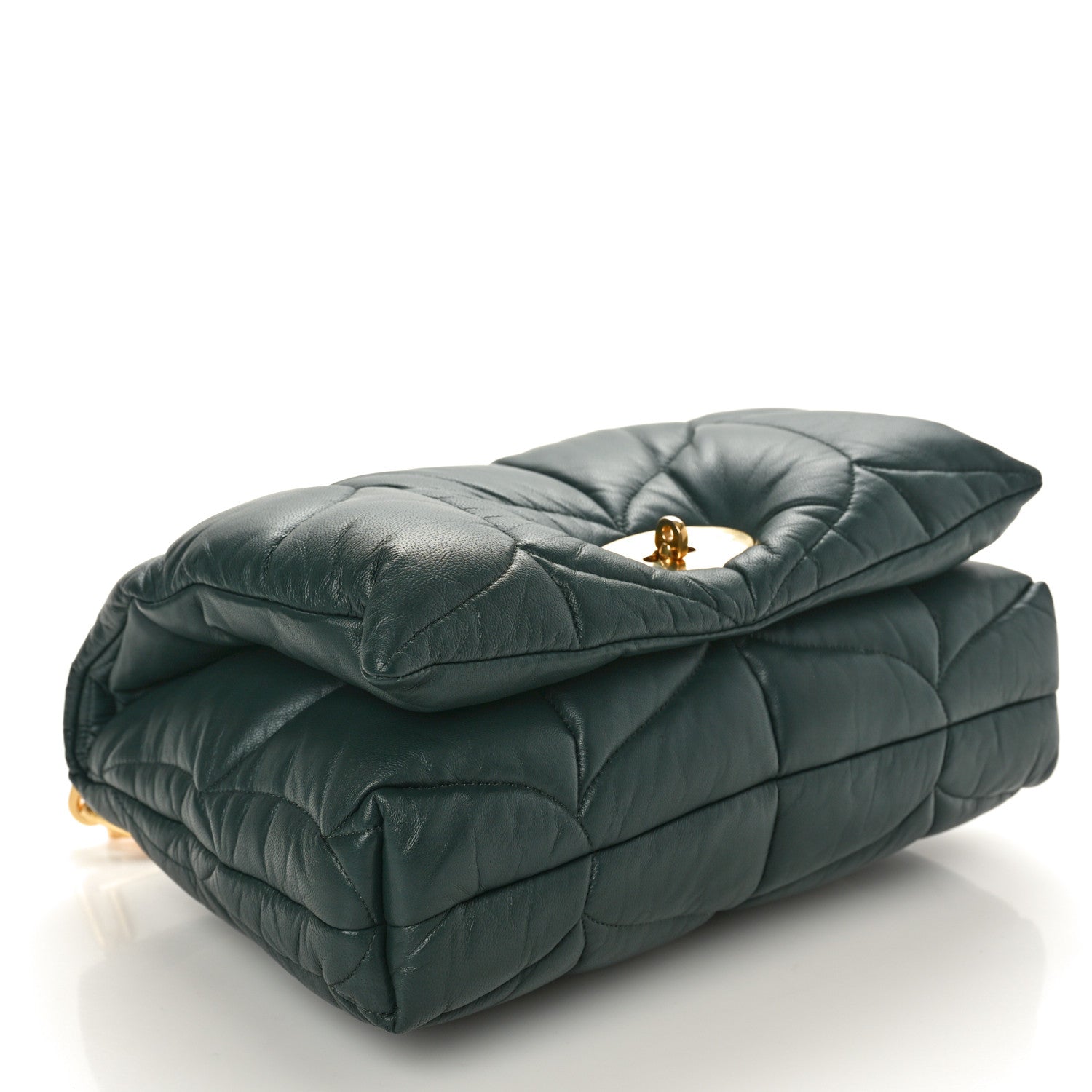 Mulberry Nappa Pillow Quilted Little Softie Bag Mulberry Green 3 of 8