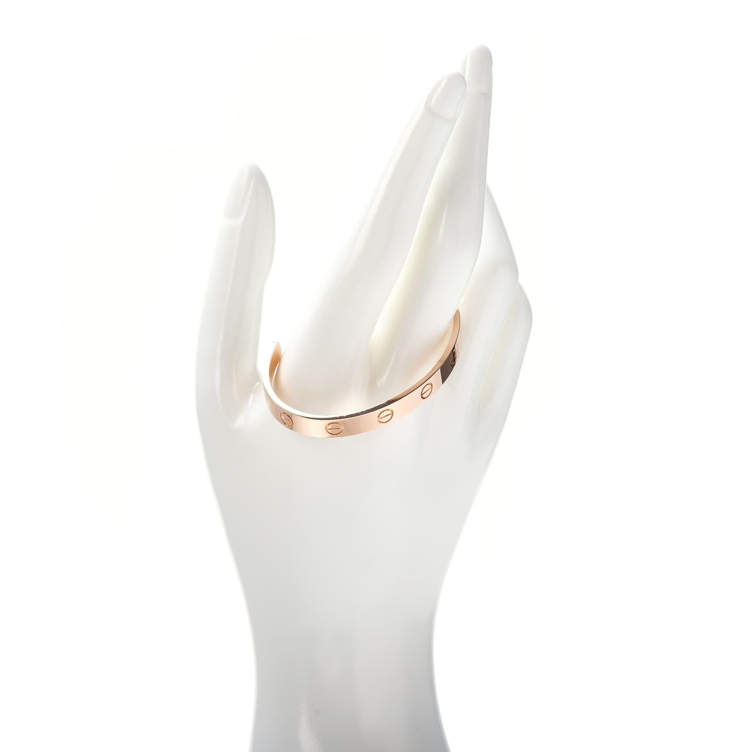 Cartier 18K Pink Gold LOVE Cuff Bracelet 16 2 of 5