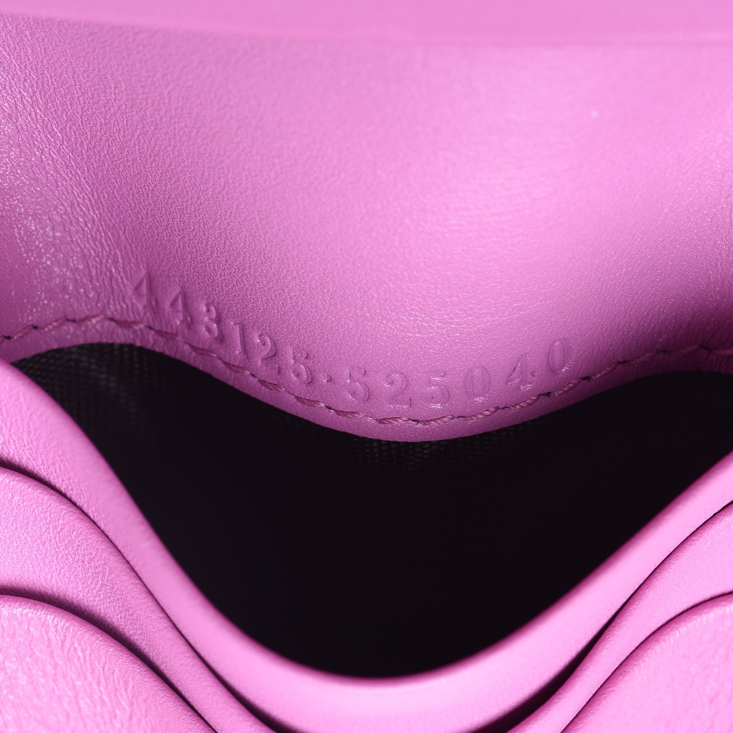 Gucci Calfskin Matelasse GG Marmont Card Case Candy Mousse 7 of 8