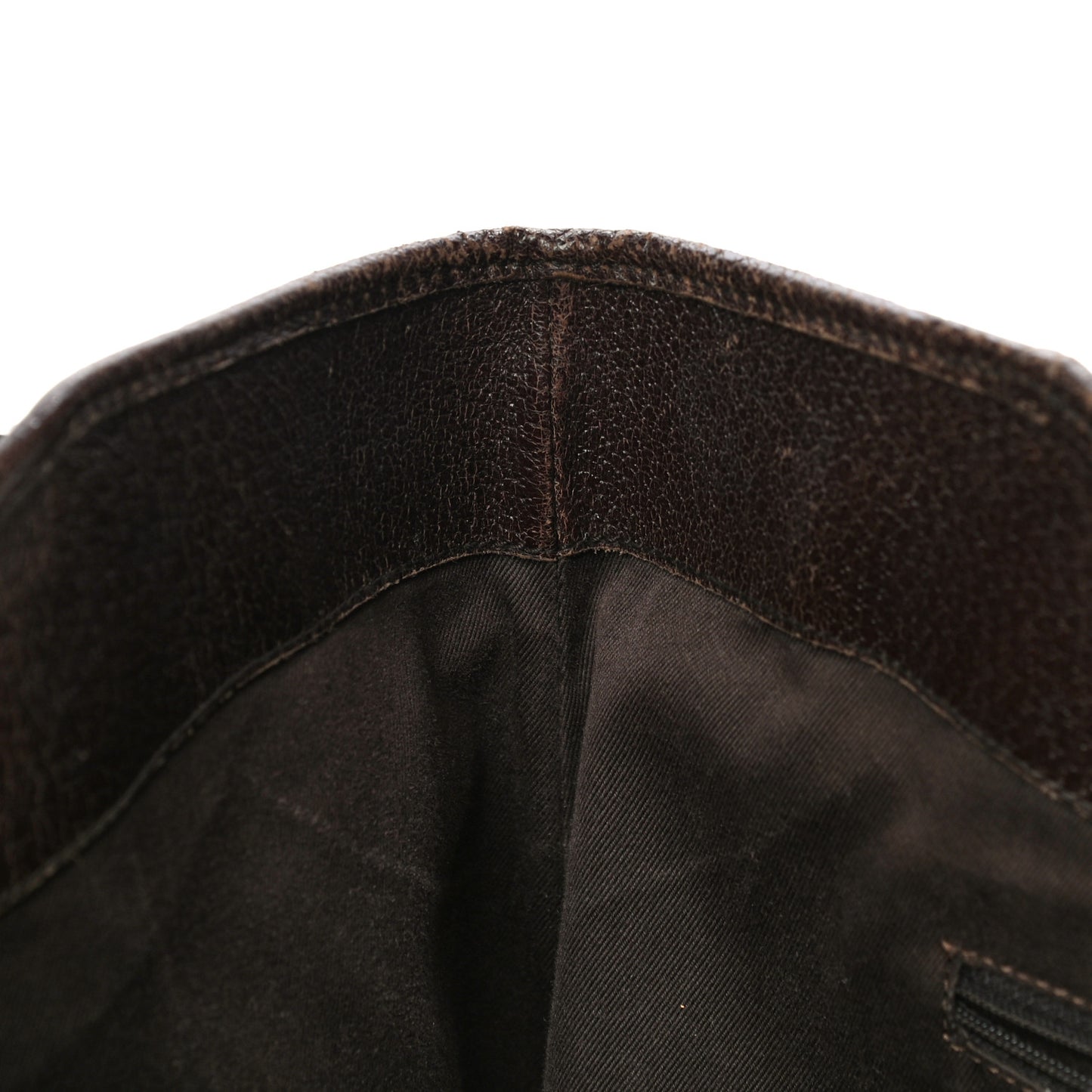 Monogram Signature Tote Dark Brown