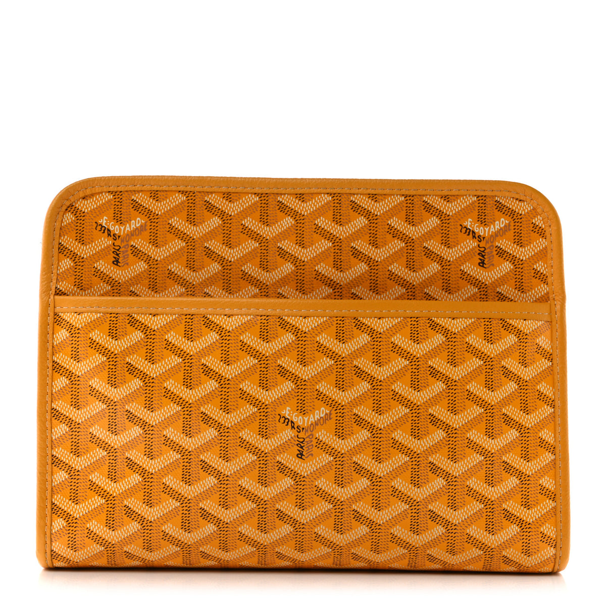 Goyard Goyardine Jouvence Toiletry Pouch Yellow 1 of 7
