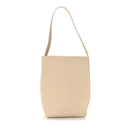 The Row Grained Calfskin Medium N/S Park Tote Ivory 1 of 9