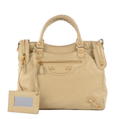 Balenciaga Agneau Giant 12 Gold Hardware Town Dune 1 of 18