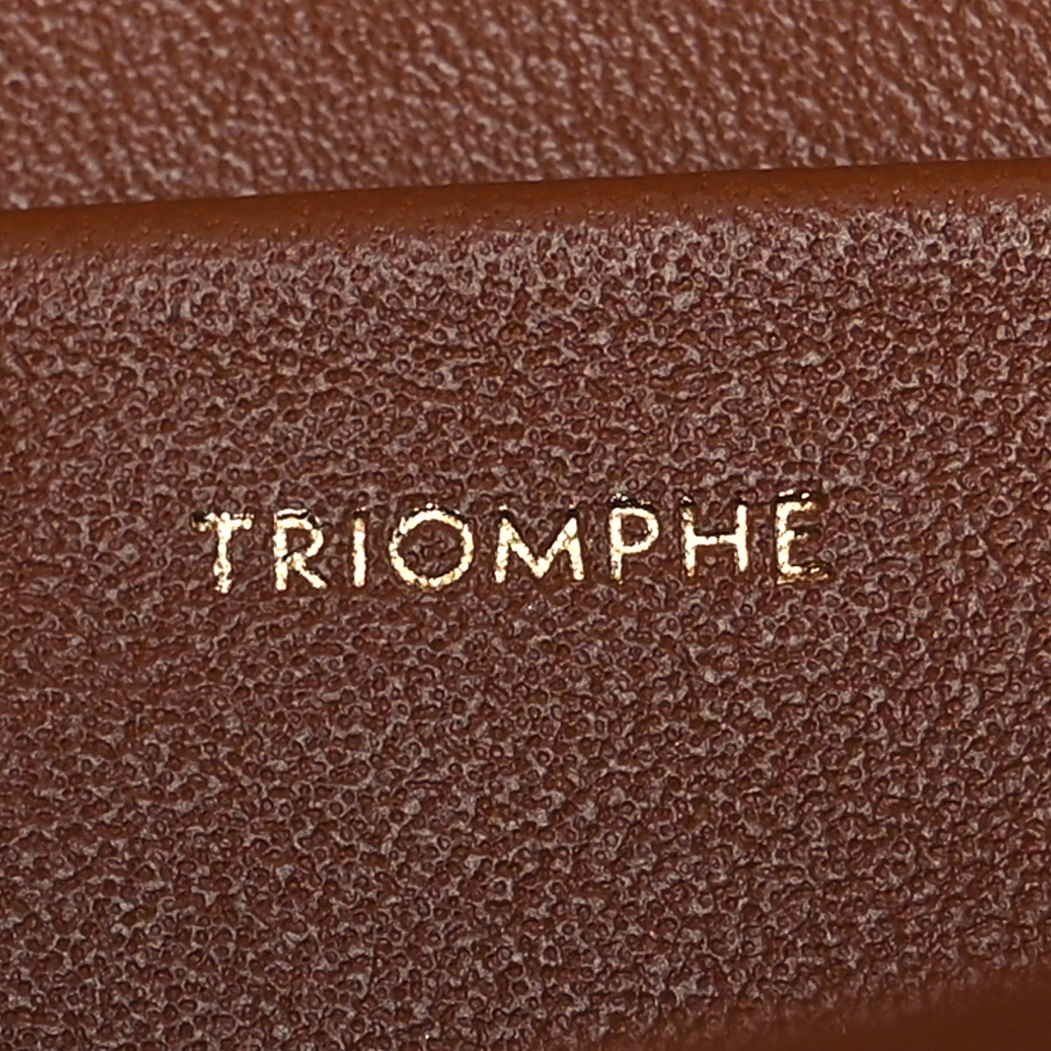 Celine Triomphe Canvas Calfskin Medium Triomphe Bag Tan 7 of 13